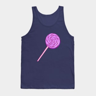 Purple Spiral Lollipop Tank Top